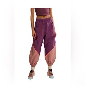 FP Movement Free Throw Pants Deep Mulberry/Pink Joggers NWT Medium